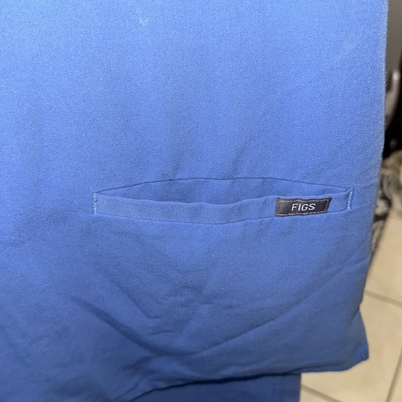 Figs Ceil Blue Scrub Set XSTall - Picture 4 of 7